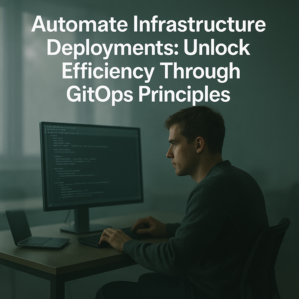 Automate Infrastructure Deployments: Unlock Efficiency Through GitOps Principles