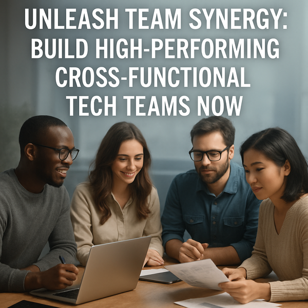 Unleash Team Synergy: Build High-Performing Cross-Functional Tech Teams Now