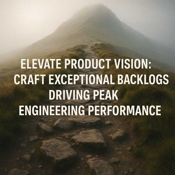 Elevate Product Vision: Craft Exceptional Backlogs Driving Peak Engineering Performance