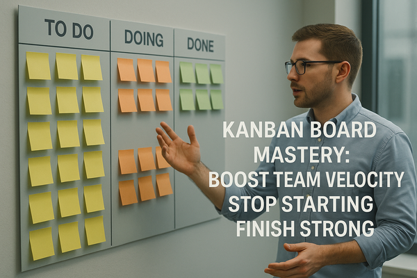 Kanban Board Mastery: Boost Team Velocity Stop Starting Finish Strong