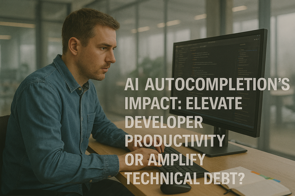 AI Autocompletion's Impact: Elevate Developer Productivity or Amplify Technical Debt?
