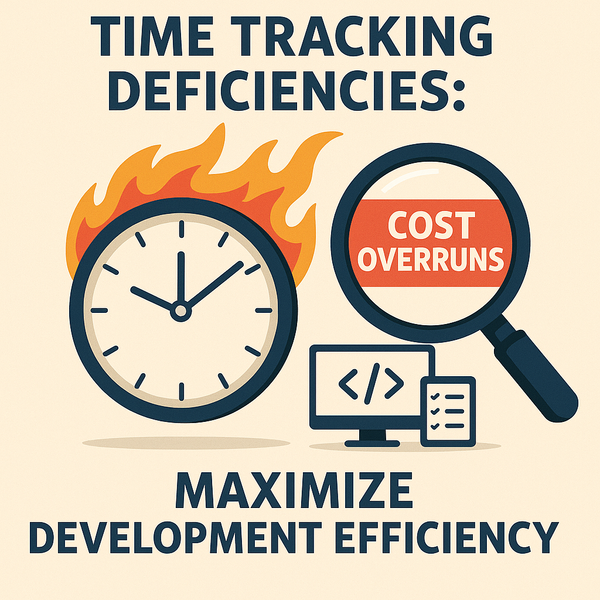 Time Tracking Deficiencies: Expose Cost Overruns, Maximize Development Efficiency