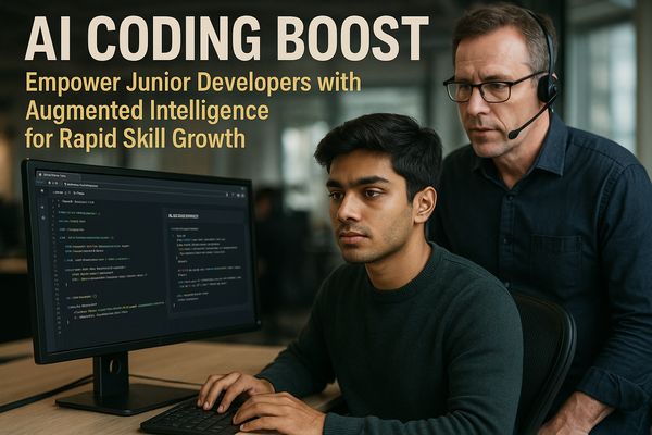 AI Coding Boost: Empower Junior Developers with Augmented Intelligence for Rapid Skill Growth