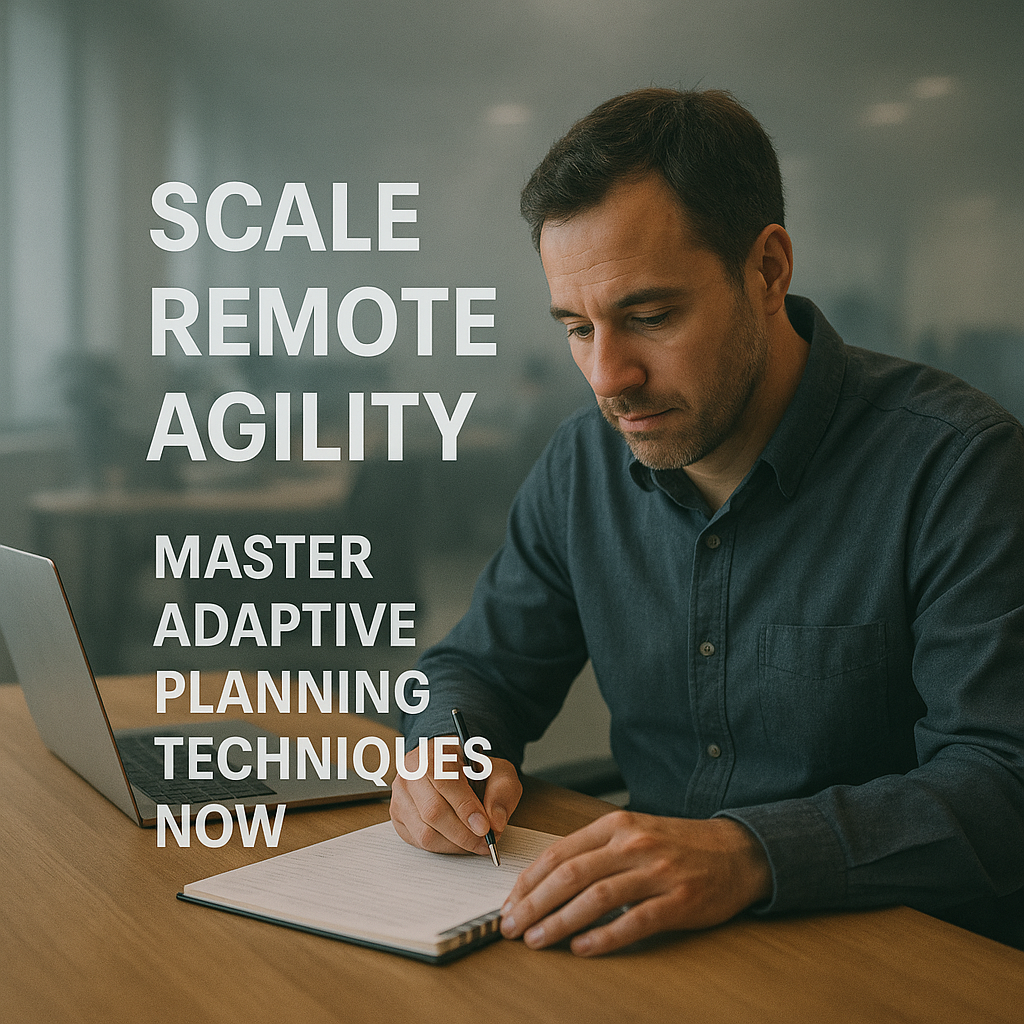 Scale Remote Agility: Master Adaptive Planning Techniques Now